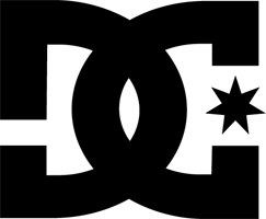Black D Logo - DC Shoes logo