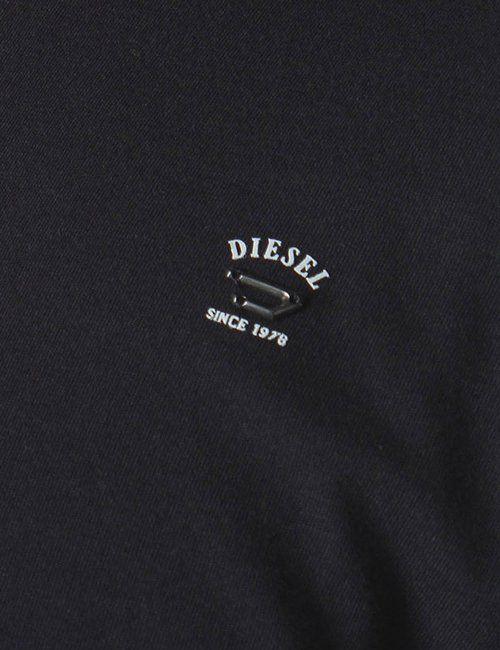 Black D Logo - T-Brisk-RS Men's Metal D Logo T-Shirt Black
