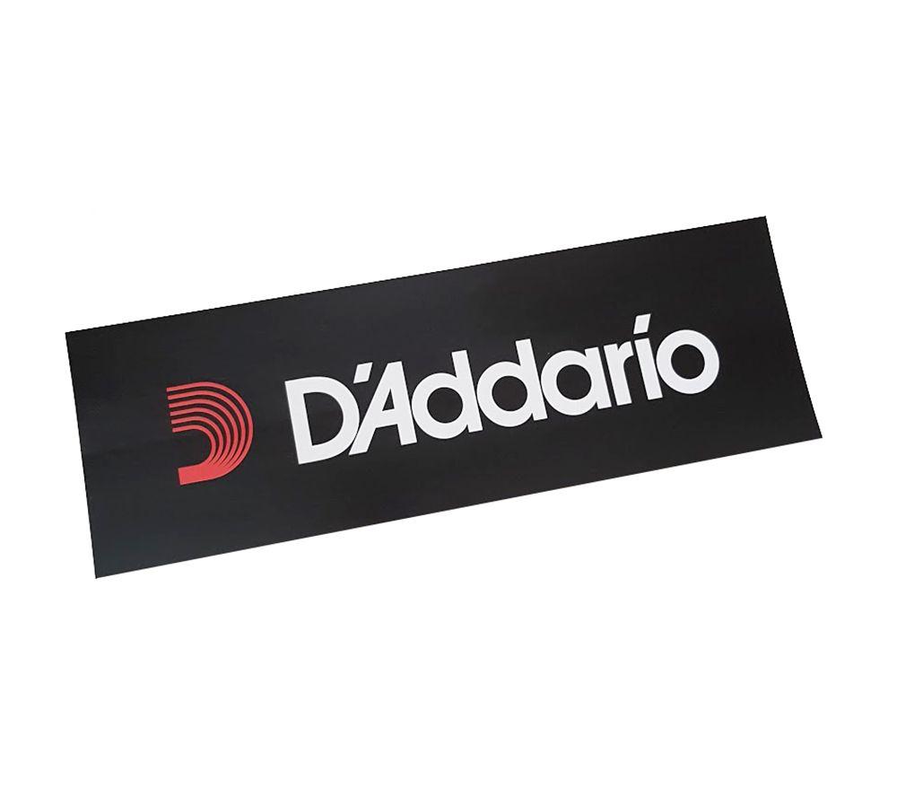 Black D Logo - D'Addario DCSTICKER Logo Black & White Sticker 150mm x 50mm | eBay