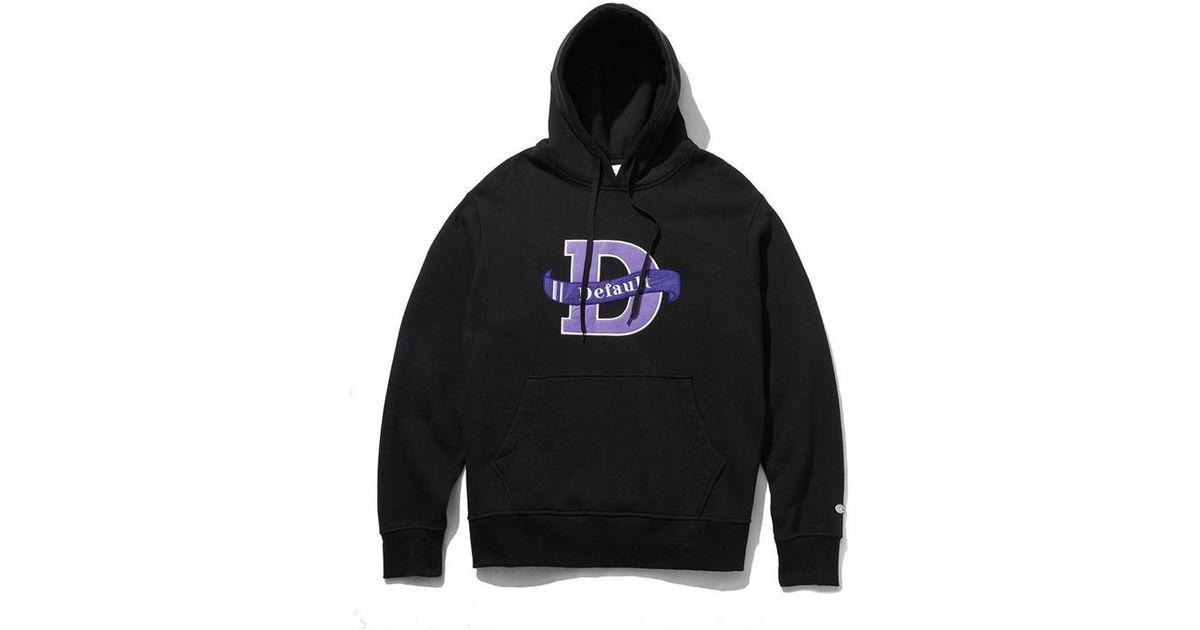 Black D Logo - W Concept [unisex] Big D Logo Hoodie Black in Black - Lyst
