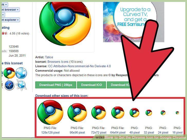 Google Chrome Browser Logo - How to Get the Chrome Icon for Google Chrome (with Pictures)