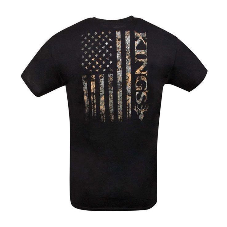 Kings Camo Logo - King's Camo Men's USA Flag Logo Stripe Shirt. Sportsman's Warehouse