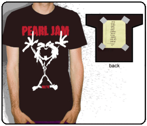 Pearl Jam Alive Logo - Pearl Jam 'Alive' T-shirt - Celebrities who wear, use, or own Pearl ...