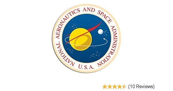 NASA U.S.A. Logo - Amazon.com: Round VINTAGE NASA (National Aeronautics USA) Seal ...