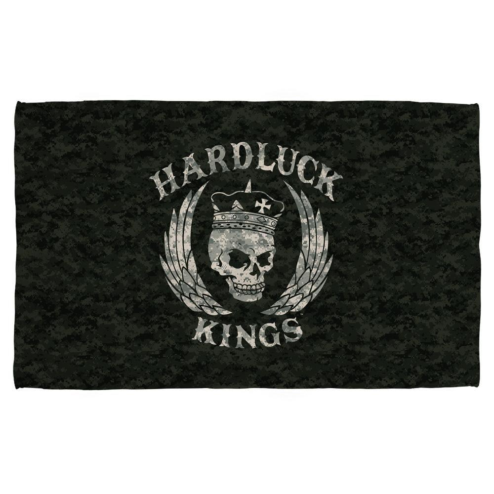 Kings Camo Logo - Hardluck Kings Camo Logo Face Hand Towel
