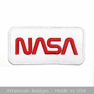 NASA U.S.A. Logo - NASA “WORM” LOGO, Embroidered Patch In USA Quality