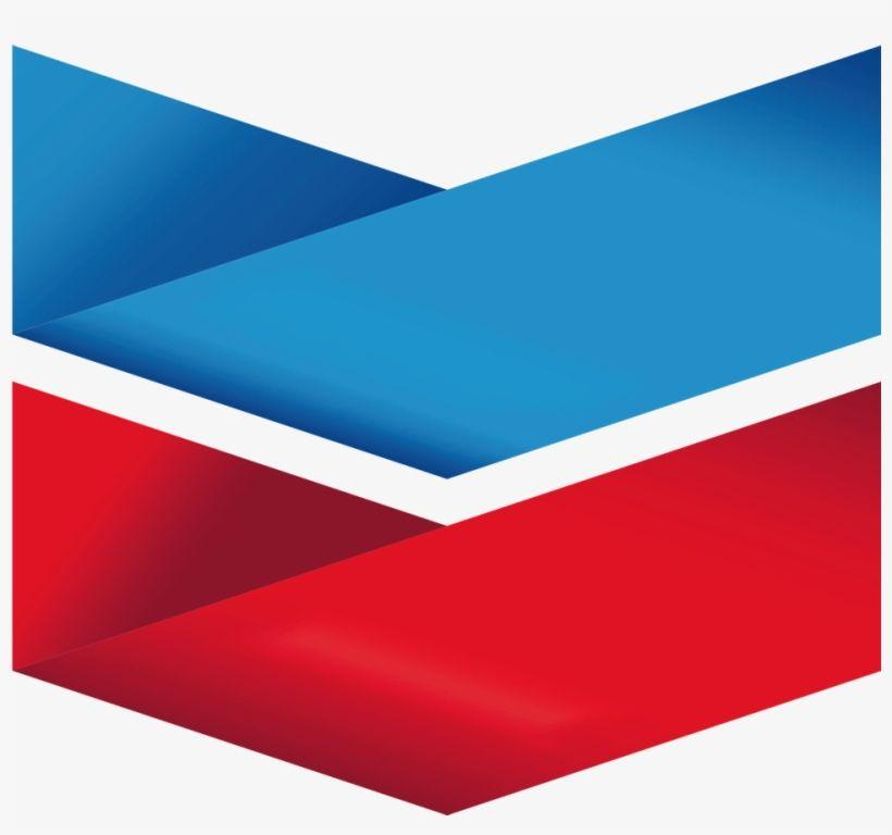 Blue and Red Ribbon Logo - Chevron Logo Blue Red Ribbon Transparent PNG