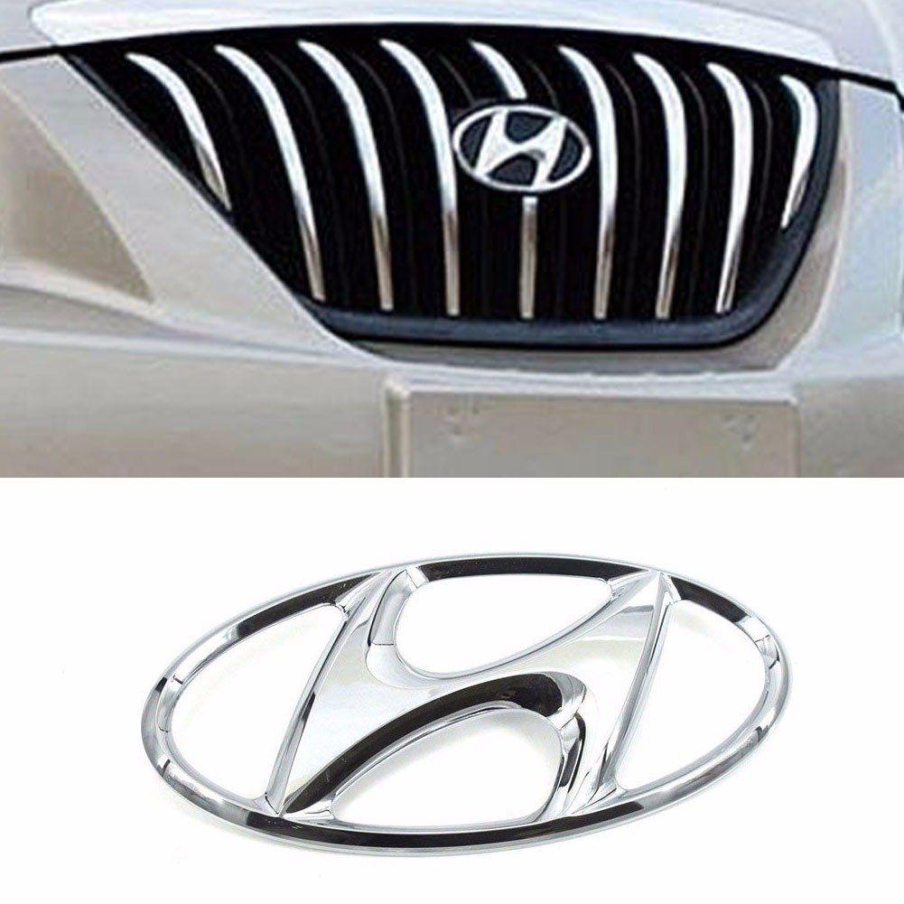 New Hyundai Logo - Amazon.com: Front Hood Hyundai Logo Emblem Badge For Hyundai 2001 ...