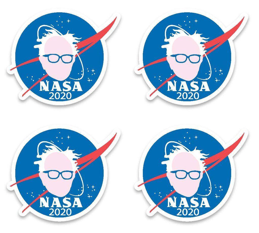 NASA U.S.A. Logo - NASA for Bernie Sanders President 2020 seal logo sticker decal