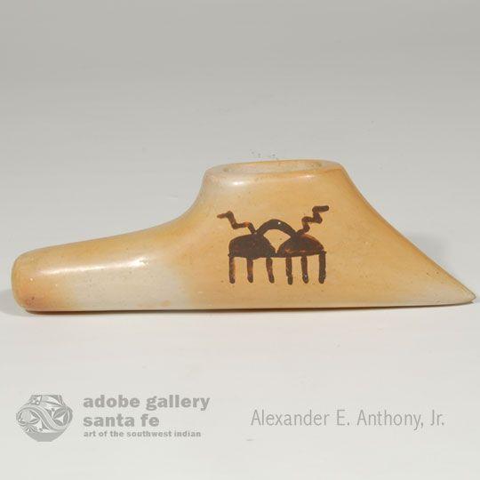 Indian Smoking Pipe Logo - Hopi Pottery Smoking Pipe | Art - American Indian | Pottery, Pueblo ...