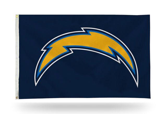 Chargers Lightning Bolt Logo - San Diego Chargers 3x5 Flag Lightning Bolt Logo Grommets NFL