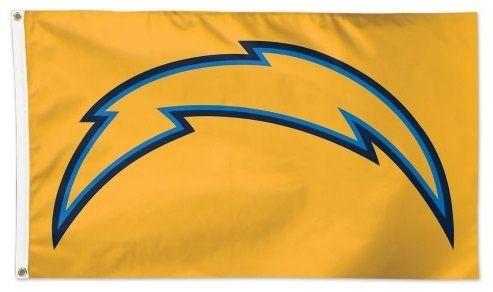 Chargers Lightning Bolt Logo - Los Angeles Chargers Flag 3x5 Lightning Bolt Logo NFL
