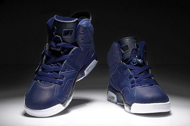 Dark Blue Jordan Logo - On Mens Running Shoes Vogue International Dark Blue Air Jordan 6 ...