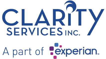 Experian Sleep Logo - fraud prevention. Clarity Services, Inc