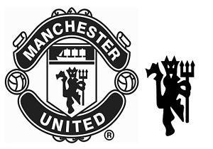 United White Logo - 2 Manchester United Logo Vinyl Decal Bumper Sticker Football | eBay