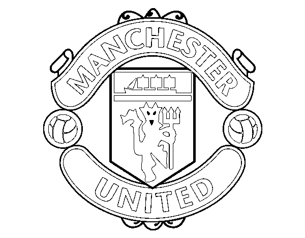 United White Logo - Manchester United Coloring Pages Logo Png Images