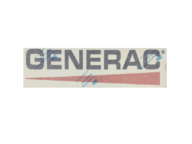 Generac Logo - Generac Logo Decal 609mm Part # 0H2159C OEM