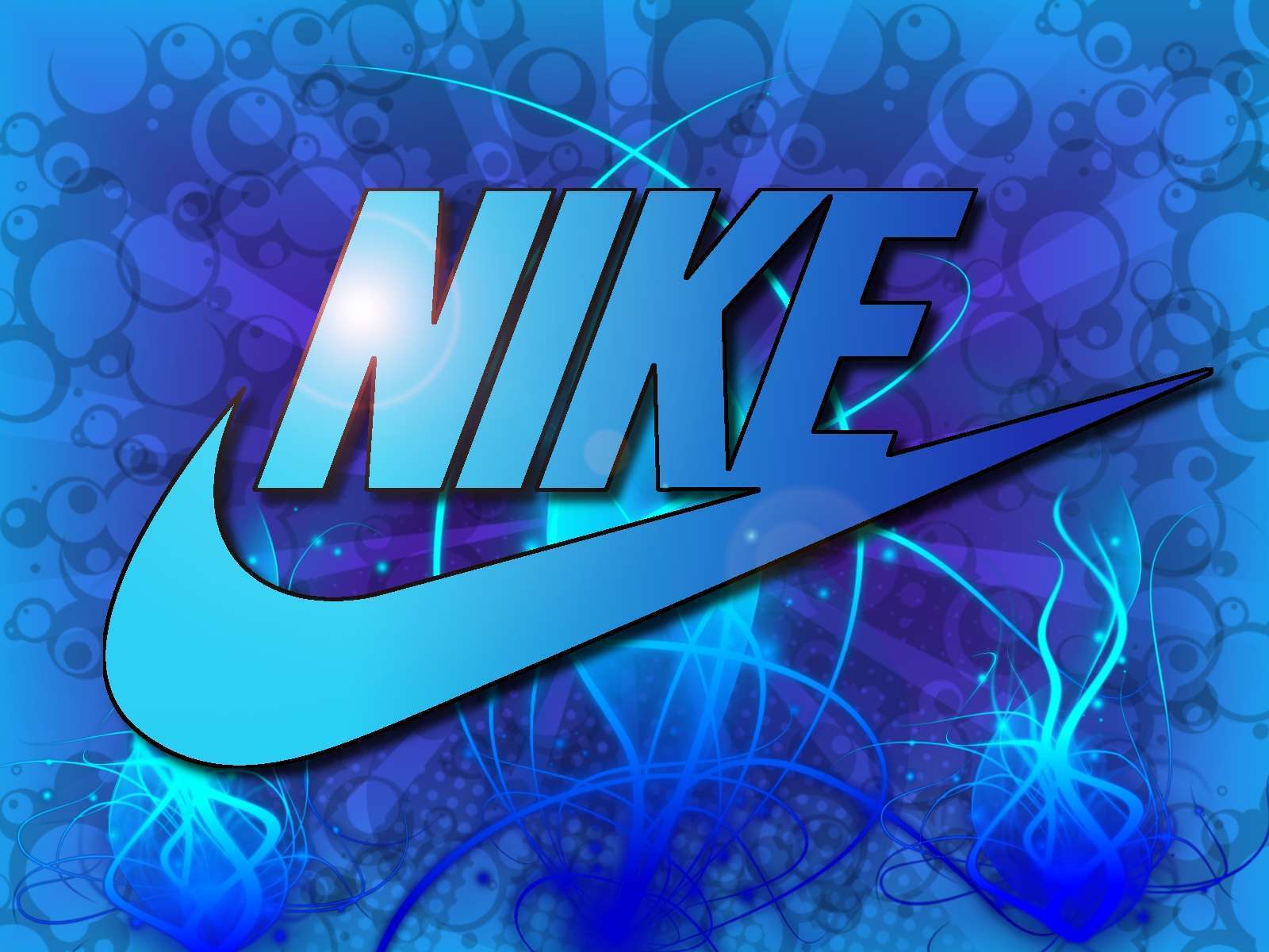 Nike Galaxy Logo - Nike Logo Wallpapers Neon - Wallpaper Cave