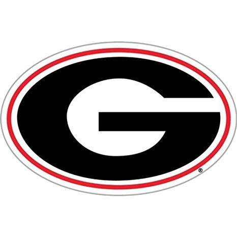 Georgia Logo - Amazon.com : NCAA Georgia Bulldogs G Logo 12 inch Vinyl Magnet