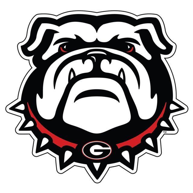 Bulldog Logo - UGA Super Size Georgia Bulldog Logo Decal | eBay