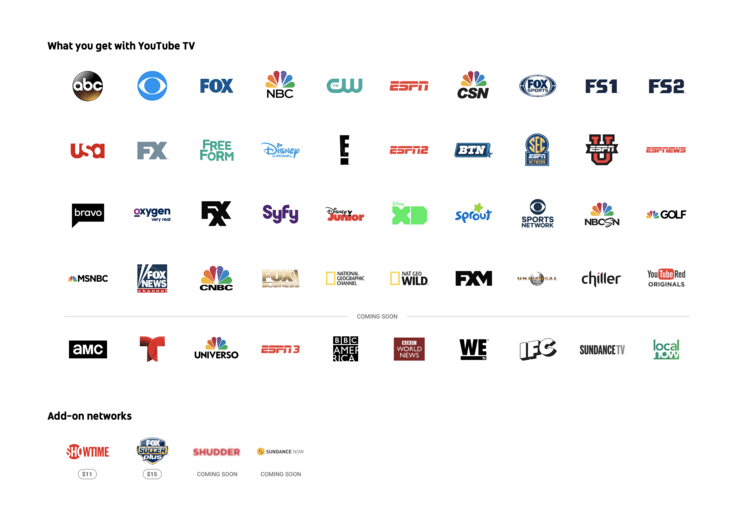 YouTube TV Channel Logo - YouTube TV: Photo, price, channels, and launch date