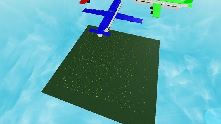 Red and Yellow Plane Logo - Red V Blue V Green V Yellow plane War! (New Badge! - Roblox