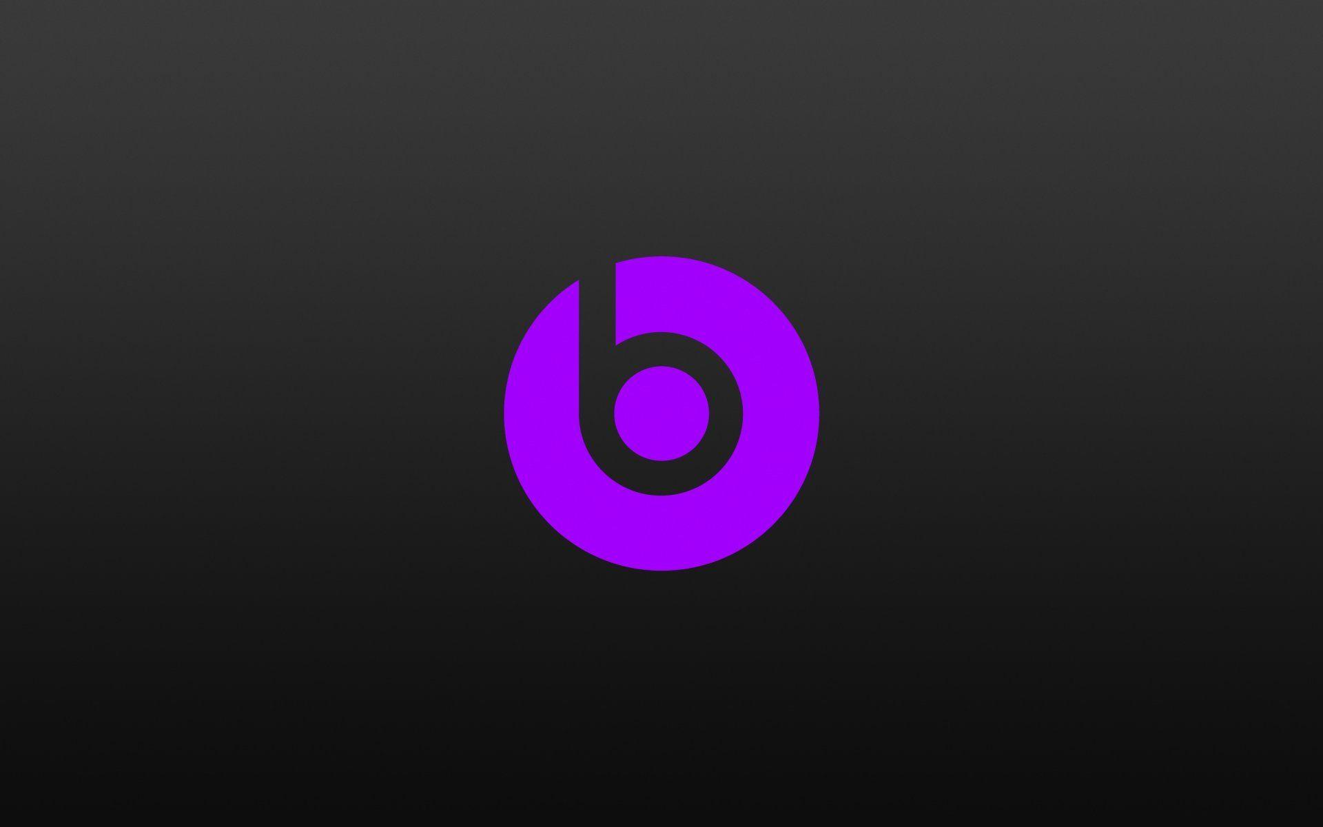 Purple Beats Logo - audio music dr.dre beats logo HD wallpaper