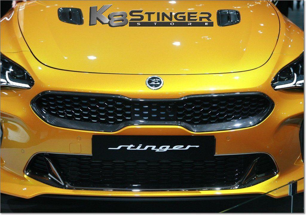 Yellow E Logo - Kia Stinger OEM 