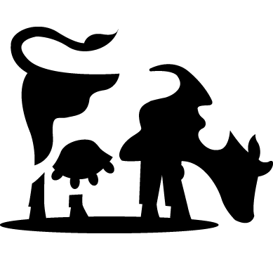 Black and White Cow Logo - Cow Logos