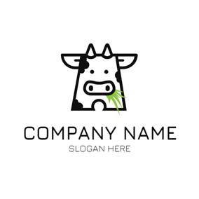Black and White Cow Logo - Free Cow Logo Designs | DesignEvo Logo Maker