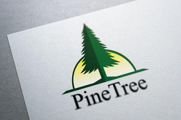 Pine Tree Logo - Pine Tree Logo Template ~ Logo Templates ~ Creative Market