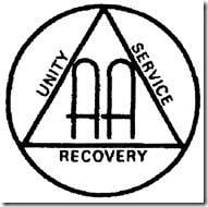Unity Service Recovery Logo - The Recovered Alcoholic: Title Page (Part II): The Circle and Triangle