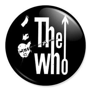 The Who Logo - The Who Logo 25mm 1 Pin Badge Button Retro Punk Rock New Wave Band