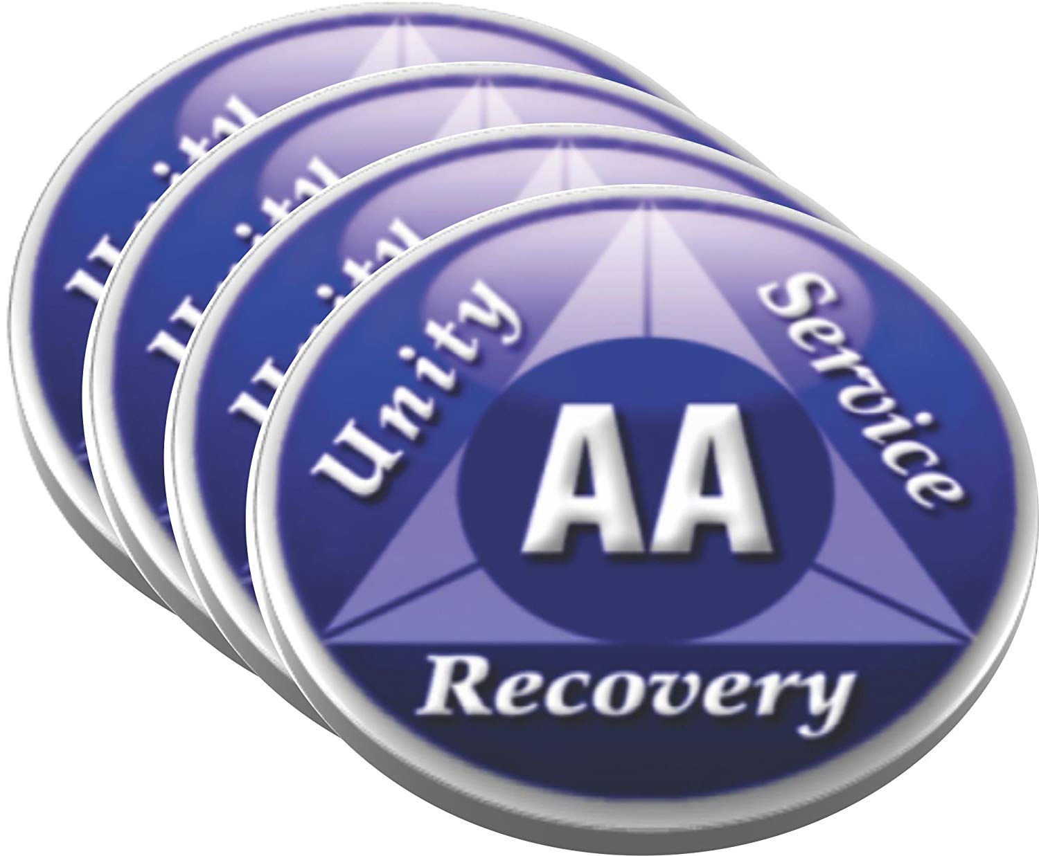 Unity Service Recovery Logo - Amazon.com | AA Alcoholics Anonymous Unity Service Recovery Coaster ...