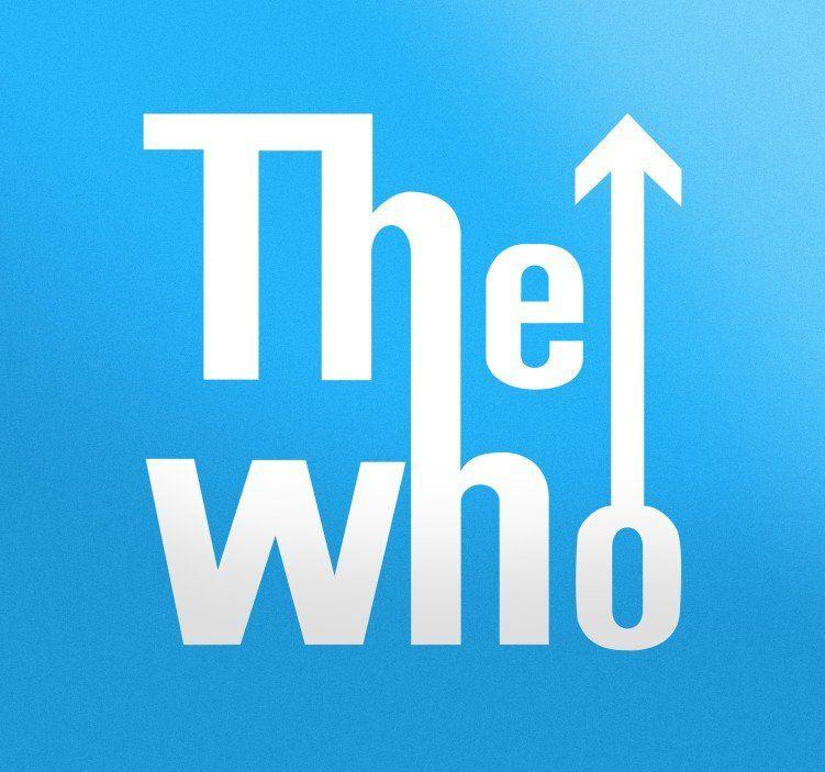 The Who Logo - The Who Logo Sticker - TenStickers