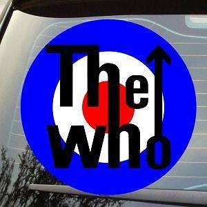 The Who Logo - BRAND NEW 5 4 COLOUR THE WHO LOGO MUSIC CAR DECAL SCOOTER LML VESPA