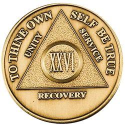 Unity Service Recovery Logo - Hazelden Store: Recovery Anniversary Bronze