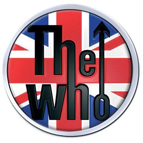 Blue Circle Band Logo - The Who Union Jack Band Logo Metal Pin Badge Brooch Album Band ...