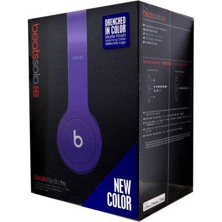 Purple Beats Logo - Beats Solo HD Drenched Headphones, Purple - Walmart.com