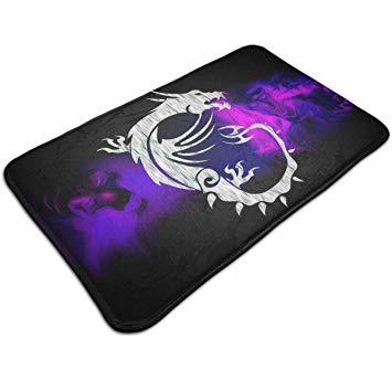 Purple Beats Logo - Simoner Msi Logo Nothing Beats The Dragon Doormats