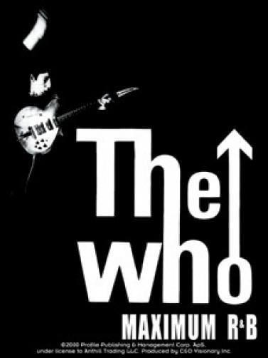 The Who Logo - The Who Vinyl Sticker Maximum R&B Logo – Rock Band Patches