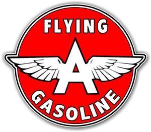 Flying a Gasoline Logo - FLYI 3G) 12 FLYING A GASOLINE GASOLINE OIL VINYL DECAL FOR MAKING