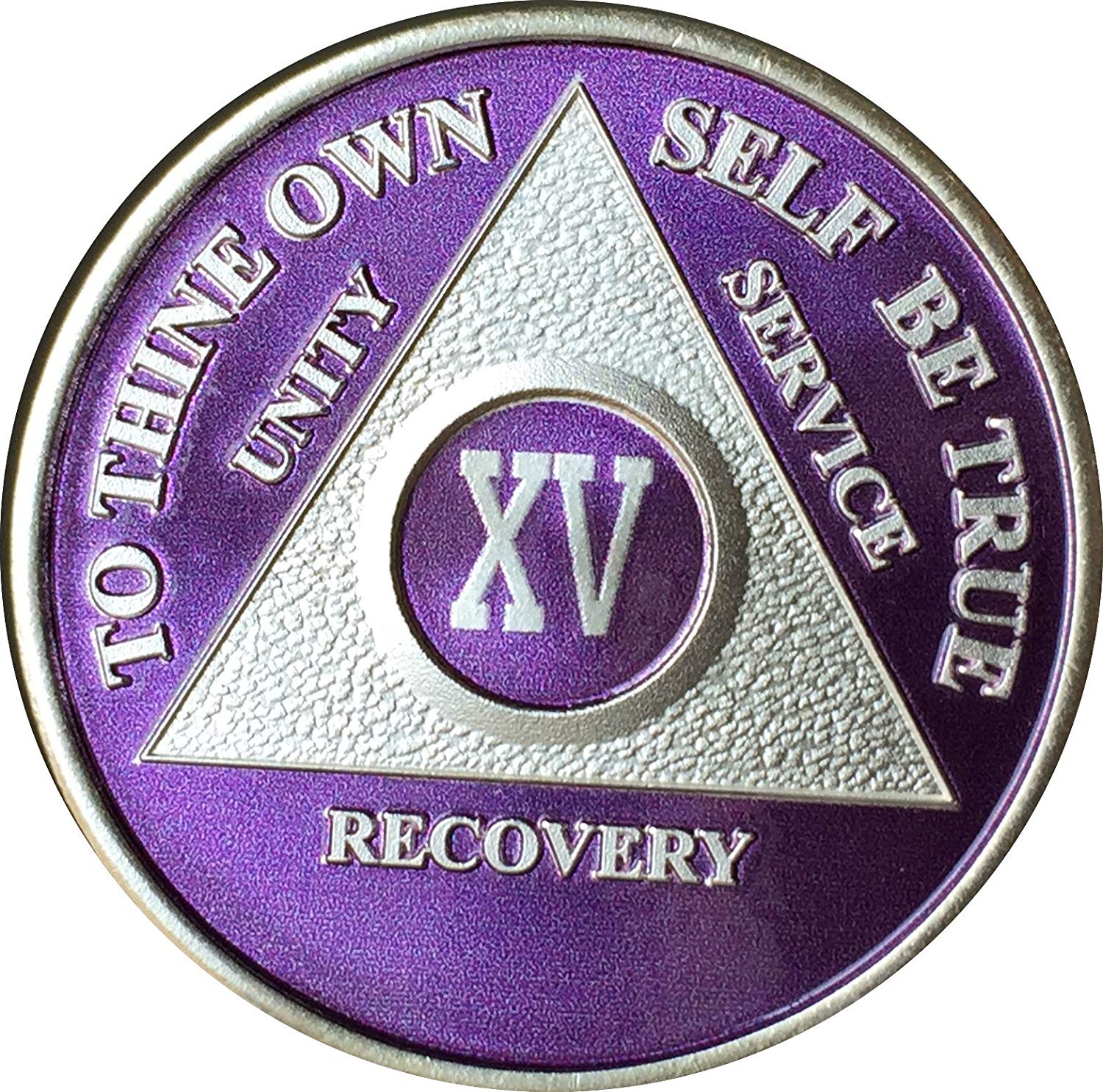 Unity Service Recovery Logo - Amazon.com: wendells 15 Year AA Medallion Purple Silver Plated ...