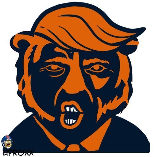 Bears Logo - Check out the Bears logo as Donald Trump | Bears Wire