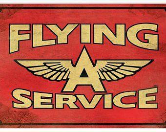 Flying a Gasoline Logo - Flying a gas | Etsy