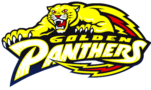 Yellow Panther Logo - FIU Panthers Primary Logo (1994) - Yellow Panther on the prowl with ...
