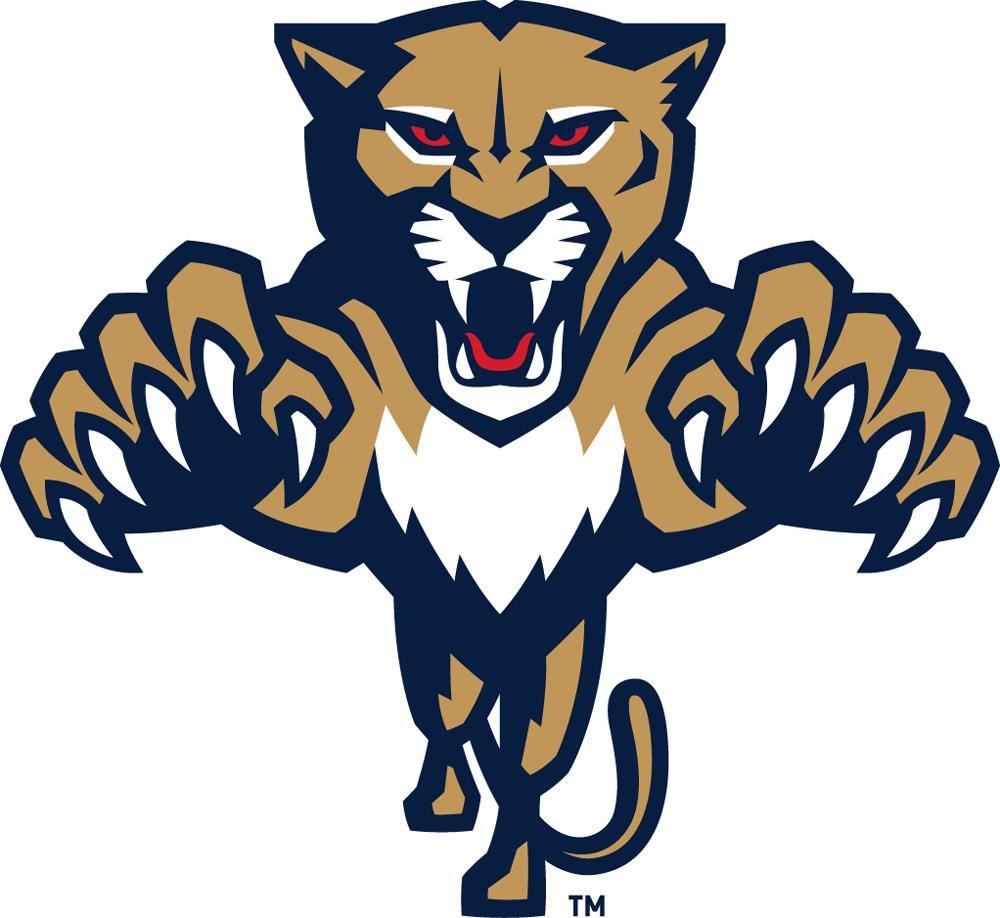 Yellow Panther Logo - Brand New: New Logos and Uniforms for Florida Panthers by Reebok