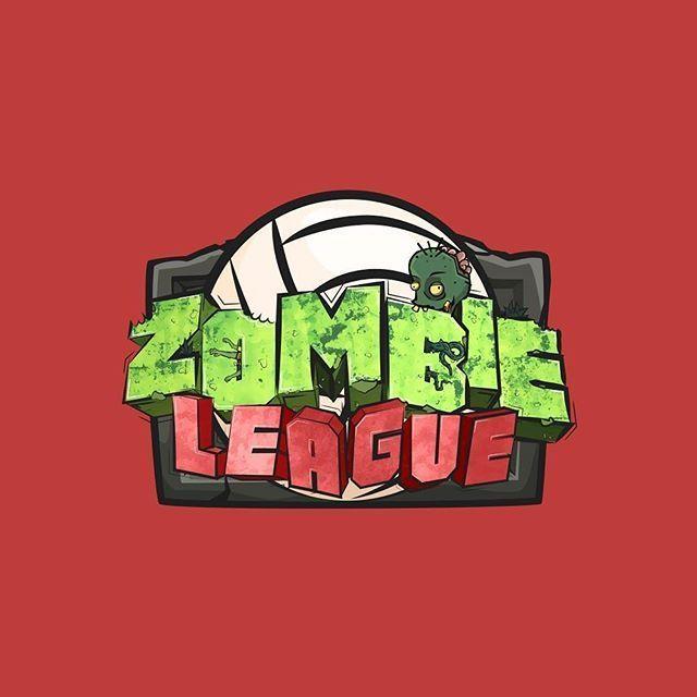 Red Green Twist Logo - Zombie league, a sports game with a twist ___ #logo #logodesigner ...