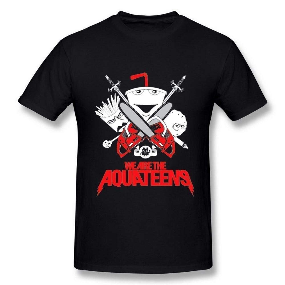 Aqua Teen Hunger Force Logo - Men's Aqua Teen Hunger Force GroupShoot Logo T-Shirt Black | eBay