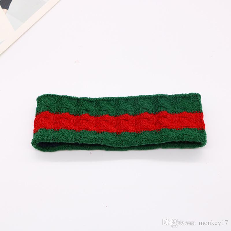 Red Green Twist Logo - Green Headband Twist Wool Head Band Sweatband Green Red Green Stripe ...